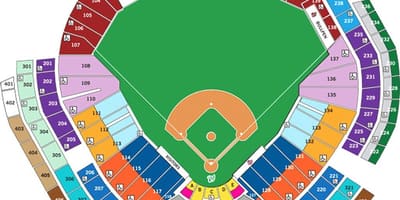 વોશિંગ્ટન નેશનલ્સ ballpark નકશો